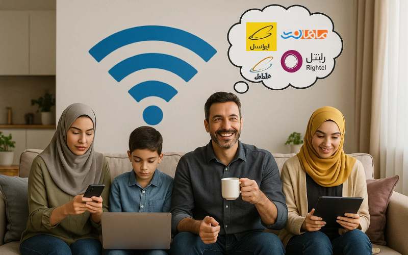 بهترین شرکت ارائه دهنده اینترنت خانگی