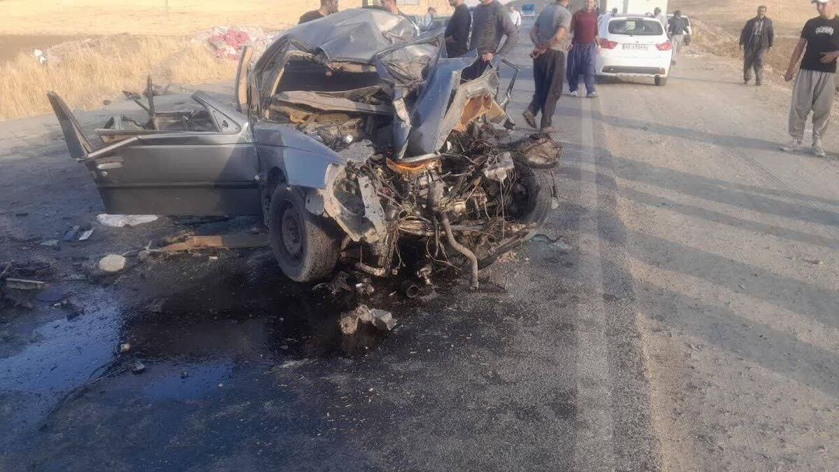 جان‌باختن ۳ نفر بر اثر تصادف در محور کامیاران - سروآباد