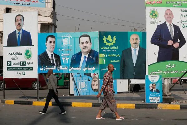 میزان مشارکت در انتخابات پارلمانی عراق از ۵۴ درصد فراتر رفت