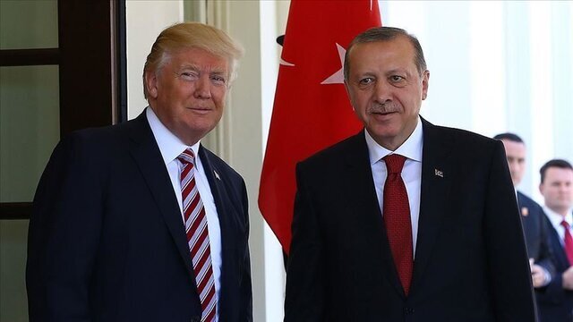 در پی تحولات منطقه، اردوغان با ترامپ گفتگو کرد