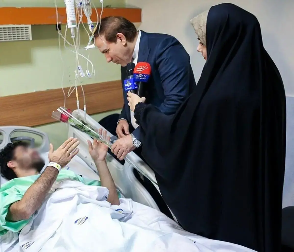 دیدار سخنگوی قوه قضاییه با مجروحان حوادث اخیر