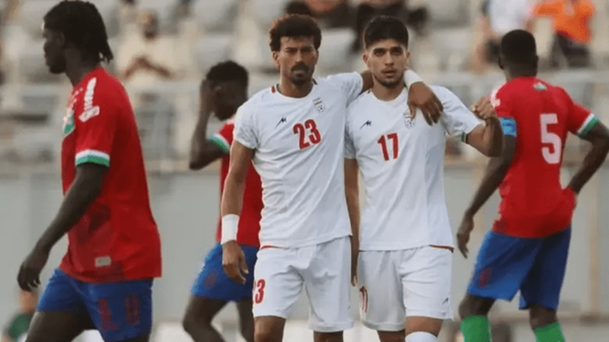 پیروزی ایران مقابل گامبیا