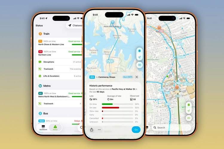 اپ NextThere نقاط ضعف و تأخیر خطوط حمل‌ونقل را آشکار می‌کند
