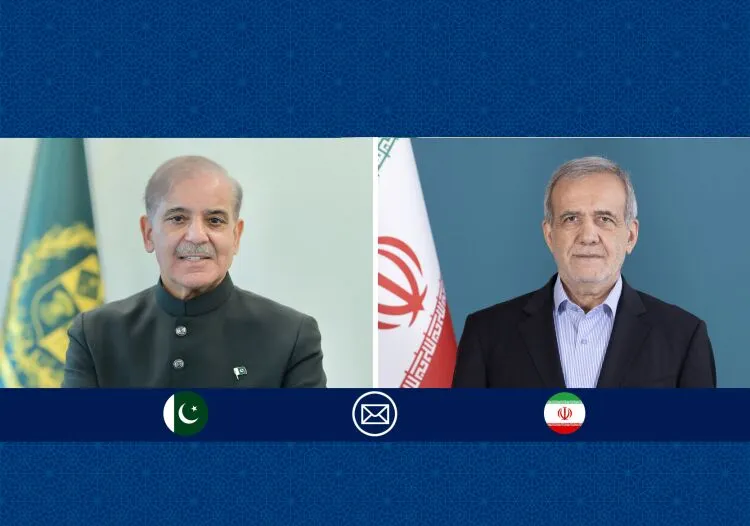 پزشکیان و شهباز شریف