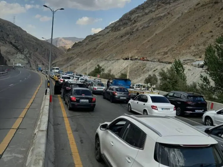 ترافیک سنگین در محورهای شمالی