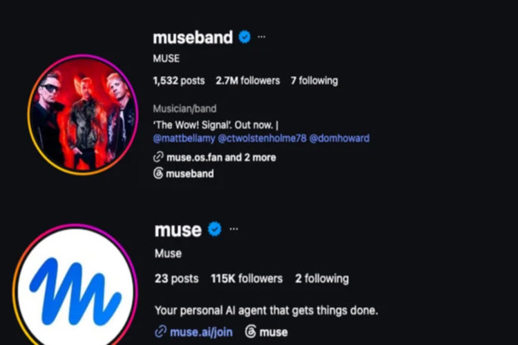 متا نام کاربری Muse را از گروه راک انگلیسی گرفت؛ جنجال تازه بر سر یک عامل هوش مصنوعی