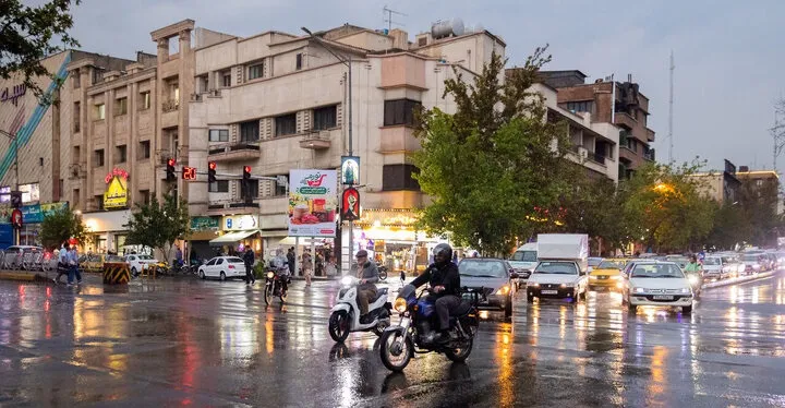 رگبار باران