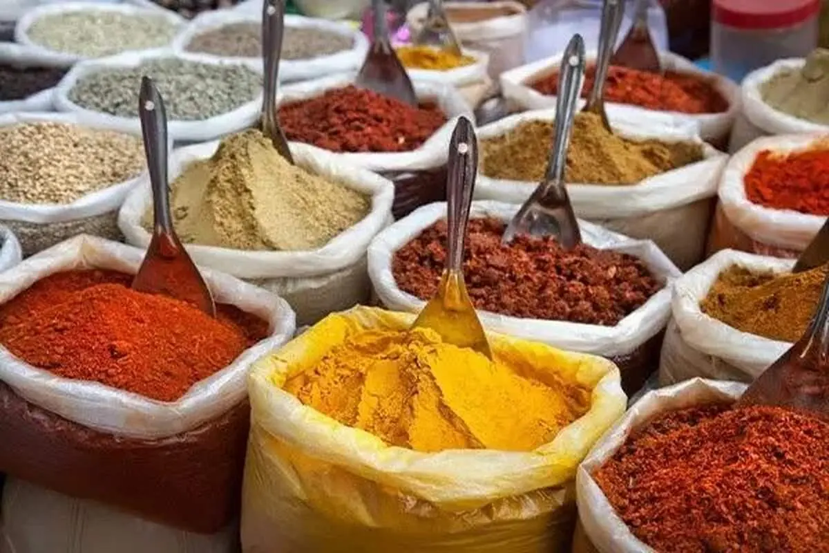 قیمت ادویه ها در بازار