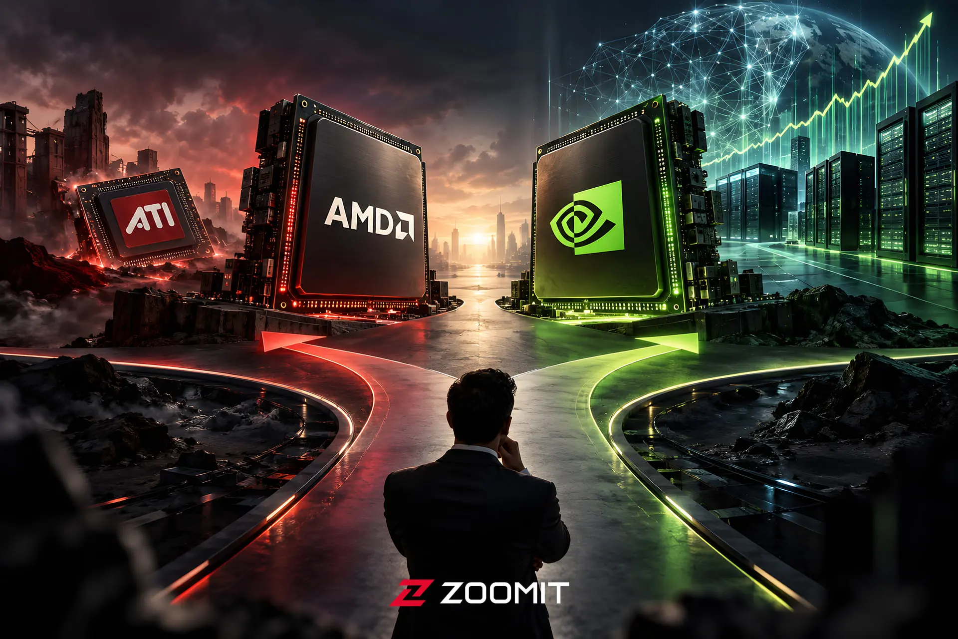 خرید انویدیا توسط AMD؛ معامله‌ای که ناتمام ماند